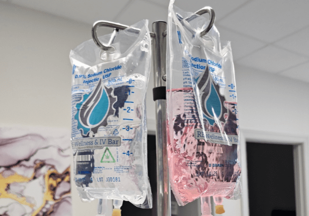 Two IV bags